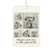 6枚の写真カスタムでフォトコラージュを作成 カーエアーフレッシュナー (正面)