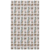 6枚の写真カスタムでフォトコラージュを作成 テーブルクロス (正面)