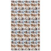 6枚の写真カスタムでフォトコラージュを作成 テーブルクロス (正面)