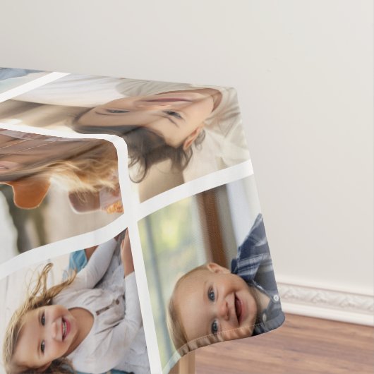 6枚の写真カスタムでフォトコラージュを作成 テーブルクロス (インサイチュ)