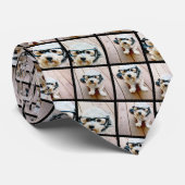 6枚の写真カスタムを含むフォトコラージュを作成する黒 ネクタイ (ロール)