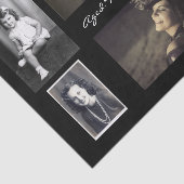 6枚の写真パーソナライズされた 薄葉紙 (詳細)