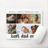 6枚の写真最高のパパEver Mouse pad マウスパッド (マウス)