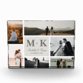 6枚の写真結婚のコラージュの新しいフォトブロック フォトブロック (正面)