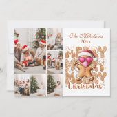 6枚の写真 かわいいジンジャーブレッド クリスマス (正面)