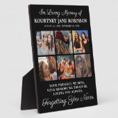 6枚の写真 愛する記憶に フォトプラーク (側面)