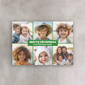 6枚の写真 – Merry Christmas - Tie-Dye Red Green シーズンカード