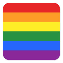 6枚の大きなシール#rainbowシート