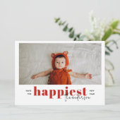 6枚エレガントのコラージュが最も幸せな新年 シーズンカード (スタンド正面)