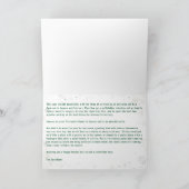 6枚コラージュ文字かわいいエレガントパーソナライズされた シーズンカード (内部)