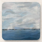6枚セット 海岸アート ハードプラスチック コースター (正面)