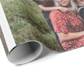 6枚パーソナライズされたのフォトファミリーメモリーコラージュ ラッピングペーパー (ロールコーナー)