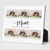 6枚フォトコラージュTabletopプラーク（イーゼル付） フォトプラーク (側面)