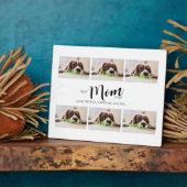 6枚フォトコラージュTabletopプラーク（イーゼル付） フォトプラーク (側面)