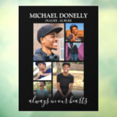 6枚モダンのフォトコラージュ記念館 ウィンドウサイン (シート3)