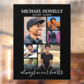 6枚モダンのフォトコラージュ記念館 ウィンドウサイン (シート2)