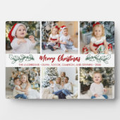 6枚モダンのフォトファミリークリスマススクモダンリプト フォトプラーク (正面)
