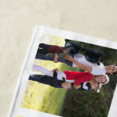 6枚モダンの写真とコラージュ ビーチタオル (インサイチュ)