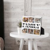 6枚モダンの写真白人家族 フォトプラーク