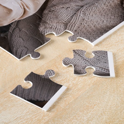 6枚感動的の写真が可能パーソナライズされた ジグソーパズル (側面)