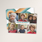 6枚 – Merry Christmasミニマルレトロラインアート シーズンカード