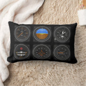 6機の計器類 ランバークッション (ブランケット)