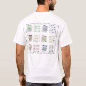 6次元の地図 Tシャツ (裏面)