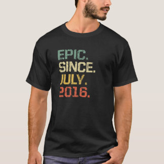 6歳おもしろい- 2016年7月よりヴィンテージ叙事詩 Tシャツ