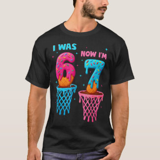 6歳から7歳へ おもしろい67のミーム アイスクリームドリップ Tシャツ