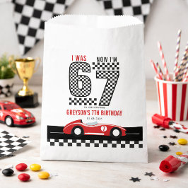 6歳から7歳へ レーシングカーボーイ 誕生日パーティー フェイバーバッグ