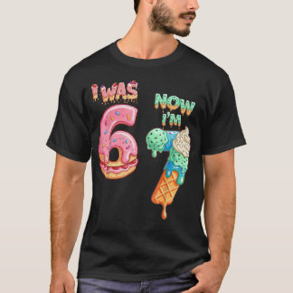 6歳から7歳へ!面白い6 7 Meme 67 7歳の誕生日 Tシャツ