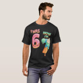 6歳から7歳へ!面白い6 7 Meme 67 7歳の誕生日 Tシャツ (正面フル)