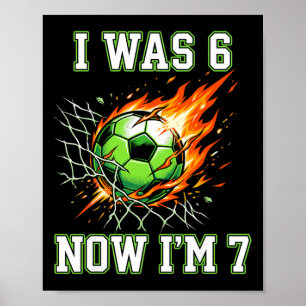6歳から7歳 サッカー 誕生日 少年 フットボール ボーイ K ポスター