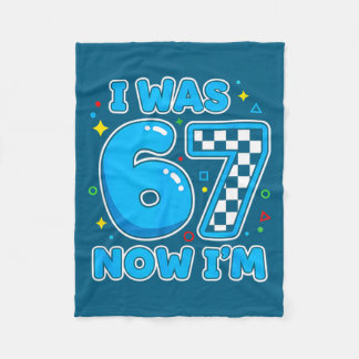 6歳だったのに今は7歳 バースデー 7歳の男の子 誕生日お祝い デコレーション フリースブランケット