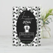 6歳のお祝いをキックスタート 招待状 (スタンド正面)