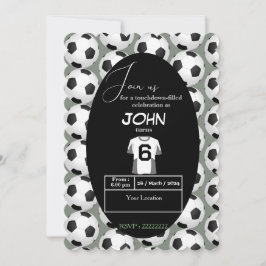 6歳のお祝いをキックスタート 招待状