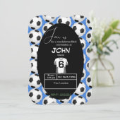 6歳のお祝いをキックスタート 招待状 (スタンド正面)