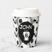 6歳のお祝いをキックスタート 紙コップ (裏面)