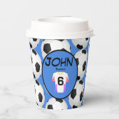 6歳のお祝いをキックスタート 紙コップ (裏面)