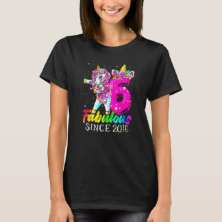 6歳のユニコーンのフロッシング 6歳の誕生日ユニコーン Tシャツ