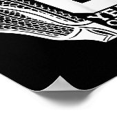 6歳の子供素晴らしがラクロス6番目の誕生日 ポスター (角)