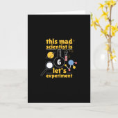 6歳の科学者 カード (黄色い花)