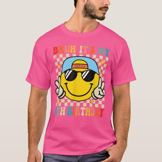 6歳の誕生日おめでとう!少年たちの6歳の誕生日 Tシャツ (正面)