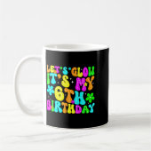 6歳の誕生日おめでとう 発光する6歳の誕生日 コーヒーマグカップ (左)