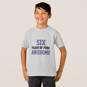 6歳の誕生日のワイシャツ Tシャツ