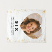 6歳の誕生日タペストリー 少女 タペストリー (正面(横))