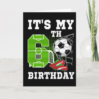 6歳の誕生日 おれの6歳の誕生日 サッカーだ カード