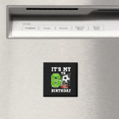 6歳の誕生日 おれの6歳の誕生日 サッカー大好き マグネット (インサイチュ (食洗機))