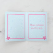 6歳の黒人の人魚  |ハッピーバースデーカード カード (内部)