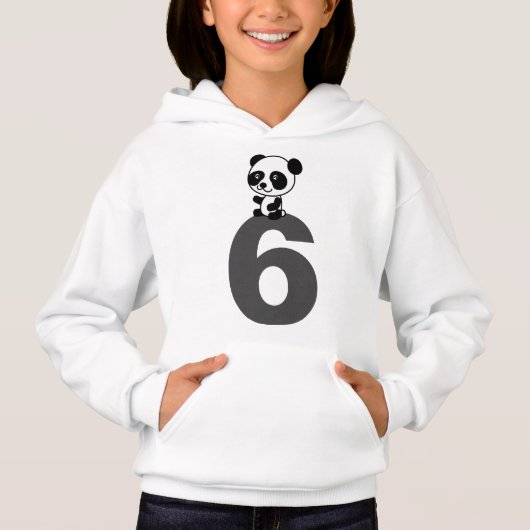 6歳6パンダベアTシャツ (正面)